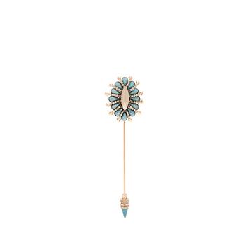 Embellished pin brooch