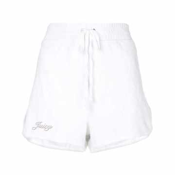 Swarovski personalisable velour shorts