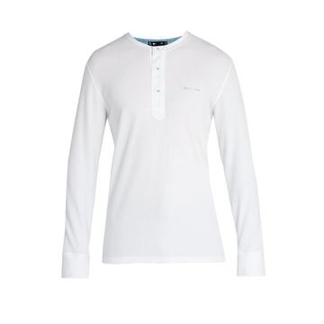 Santa Fe cotton henley top