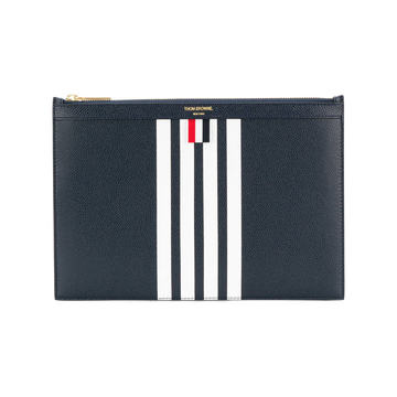 striped pouch bag