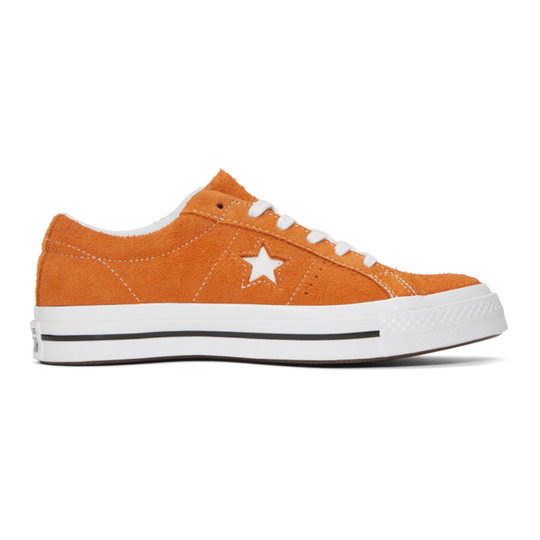 Orange Suede One Star Sneakers展示图