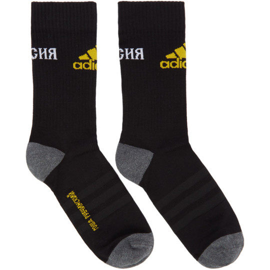 Black adidas Originals Edition Socks展示图