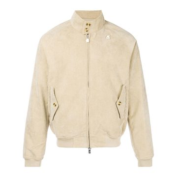 zipped bomber jacket