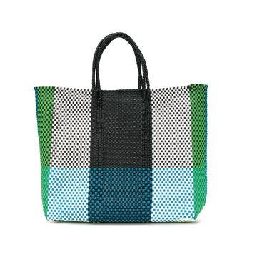 colour block tote