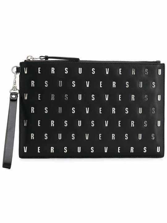 logo studded pouch bag展示图