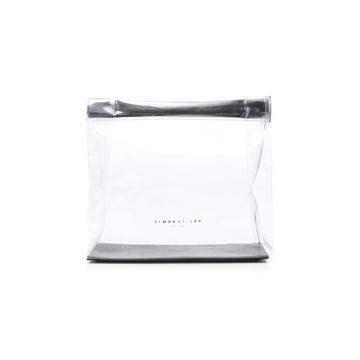 Lunchbag Clear Plastic Clutch