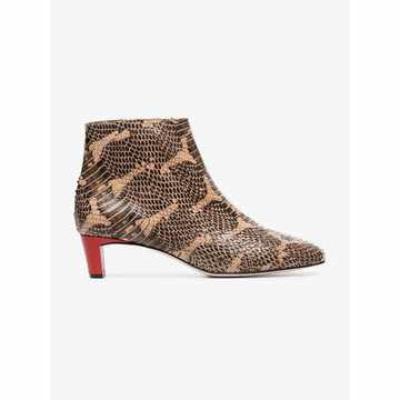 Clusia 45 snake embossed Boots