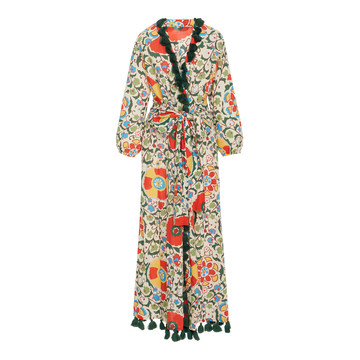 Lena Floral Cotton-Voile Maxi Dress