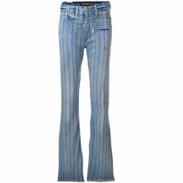 striped Elvis flared jeans