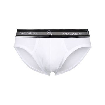 elasticated waistband logo briefs