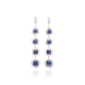 One-Of-A-Kind Blue Sapphire Drop Earrings