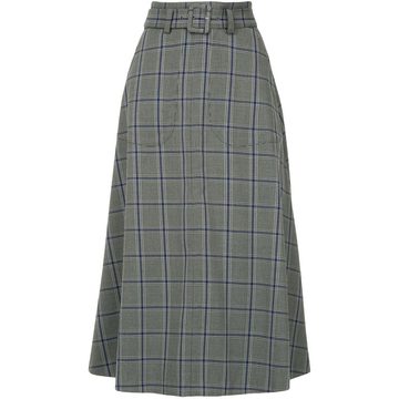 flared midi skirt