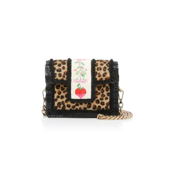 Leopard Petite Midi Shoulder Bag
