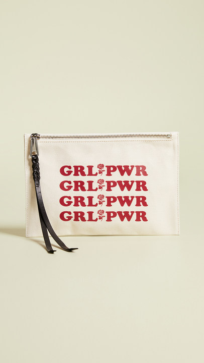 Girl Power 中号拉链手包展示图