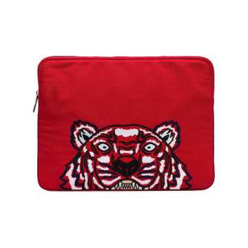 tiger embroidered laptop bag