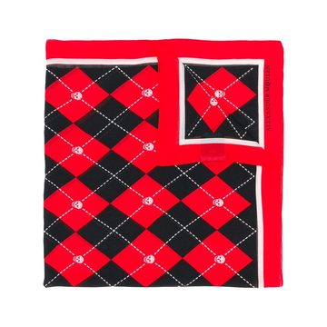 argyle design scarf