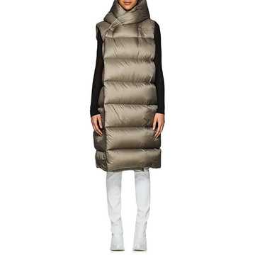 Down-Quilted Hooded Puffer Vest