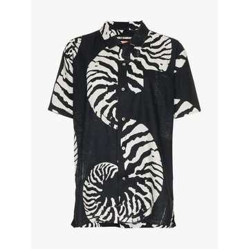 Beach House shell print cotton Hawaiian shirt