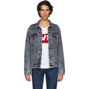 Blue Bleach Trucker Denim Jacket