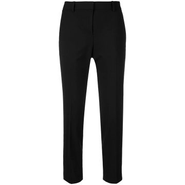 slim-fit cropped trousers