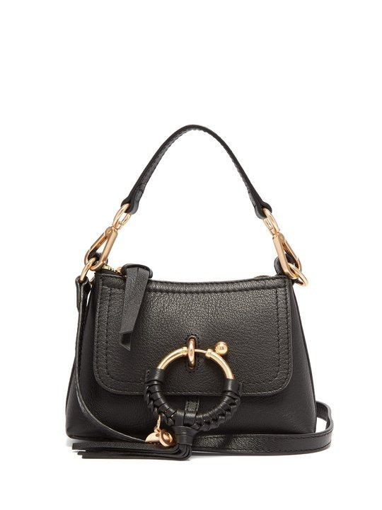 Joan mini leather cross-body bag展示图