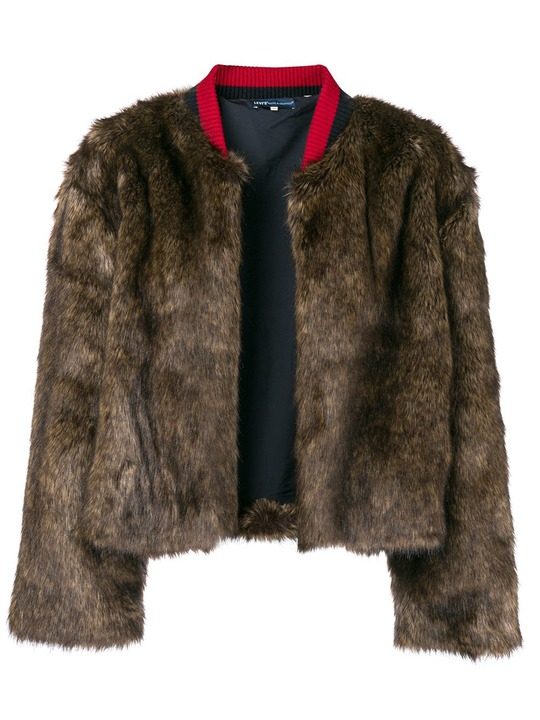 faux fur jacket展示图