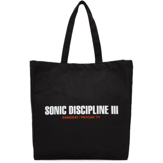 Black 'Sonic Discipline III" Tote展示图