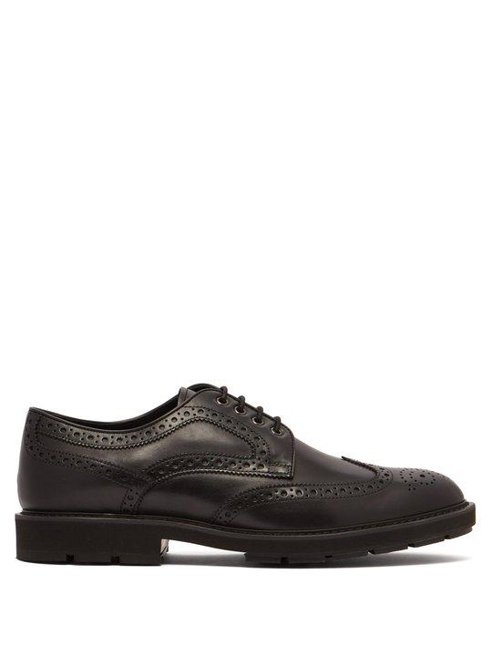 Leather brogue shoes展示图