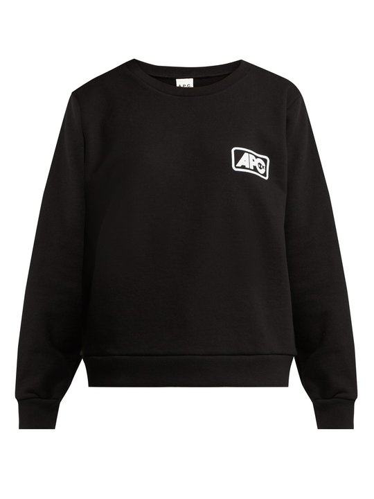 Odette U.S. logo cotton sweatshirt展示图