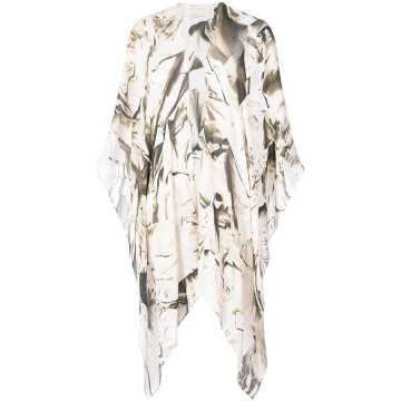 printed kimono safari jacket
