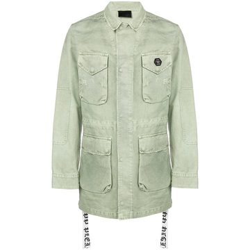 multi-pocket parka