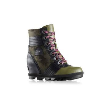 Kid's Lexie Wedge Camo Boots