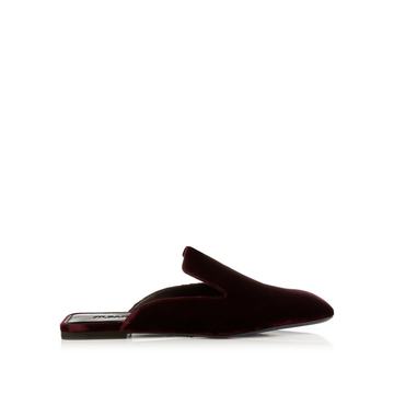 Velvet slipper shoes