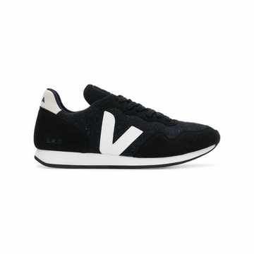 VEJA SDUFLANNEL BLACK WHITE