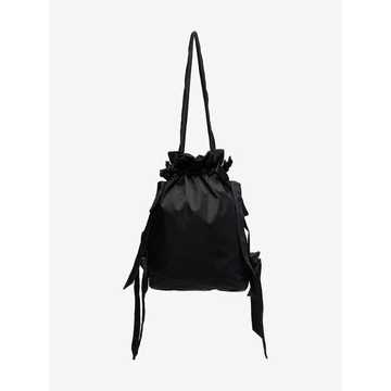 Bow-detail taffeta shoulder bag