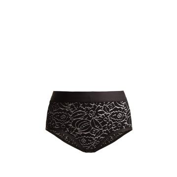 Mood high-rise lace briefs