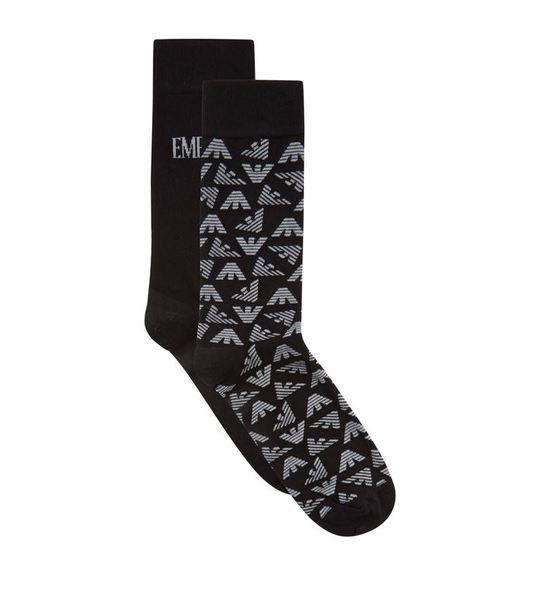 Stretch Cotton Logo Socks (Pack of 2)展示图