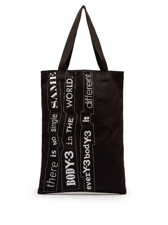 Printed cotton-canvas tote bag展示图