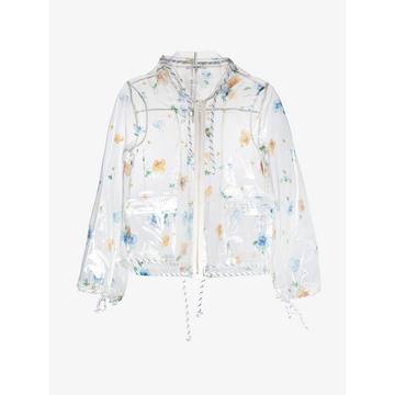 floral rain jacket