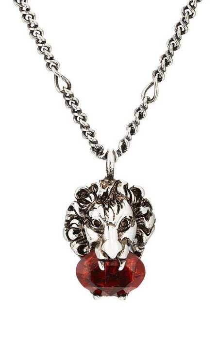 Lion Head Pendant Necklace展示图