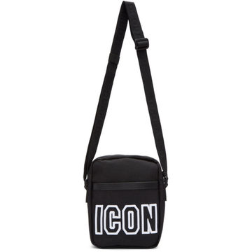 Black 'Icon' Crossbody Bag