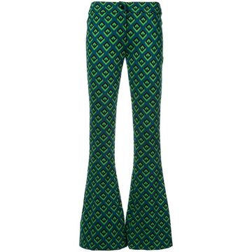 retro print flares