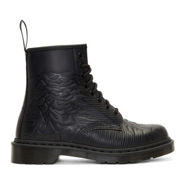 Black Joy Division 'Unknown Pleasures' 1460 Boots