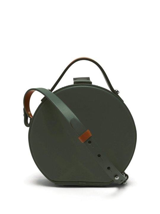 Tunilla mini matte-leather circle bag展示图