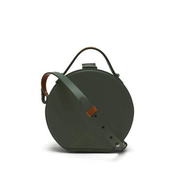 Tunilla mini matte-leather circle bag