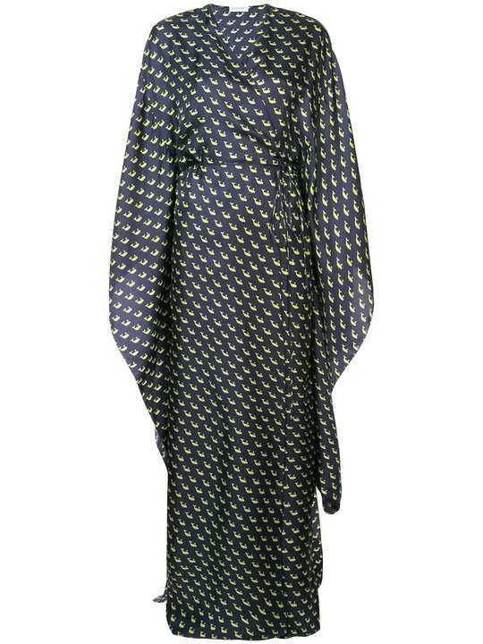 VIONNET ABVAA18063T1332 BLU/LIME Silk展示图