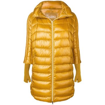 padded high neck coat