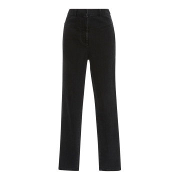 Jamie Cropped High-Rise Straight-Leg Jeans
