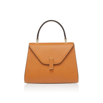 Iside Mini Textured-Leather Shoulder bag