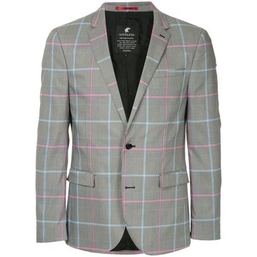 check single-breasted blazer